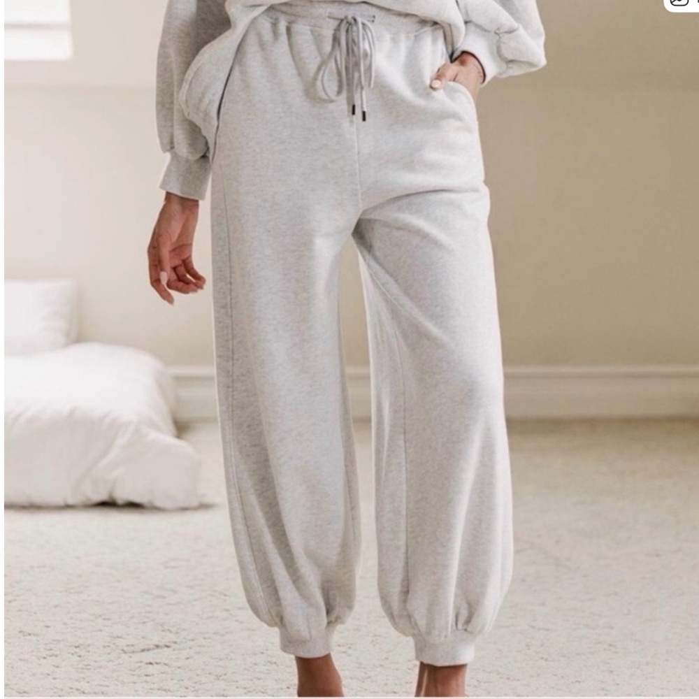 NAP Loungewear Balloon Joggers Grey Oversized Baggy Lounge Pants Size XXXL